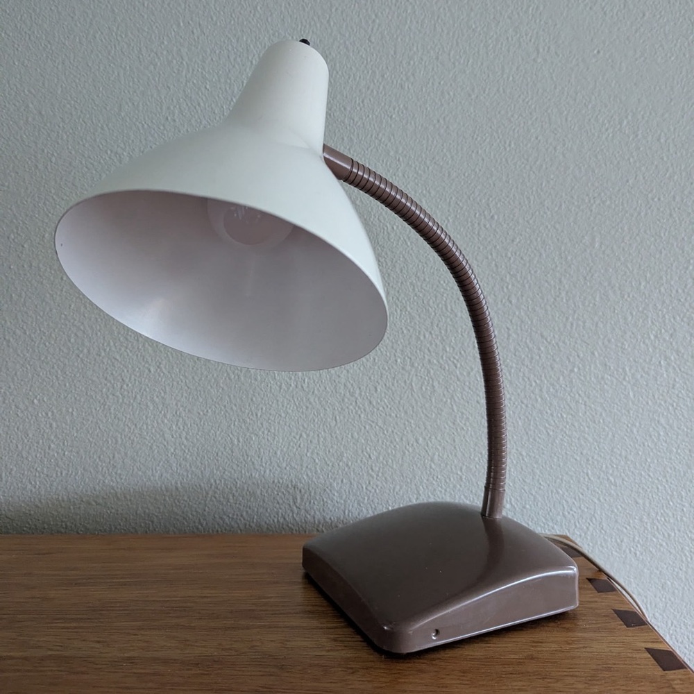 Vintage Mid Century Industrial Desk Lamp